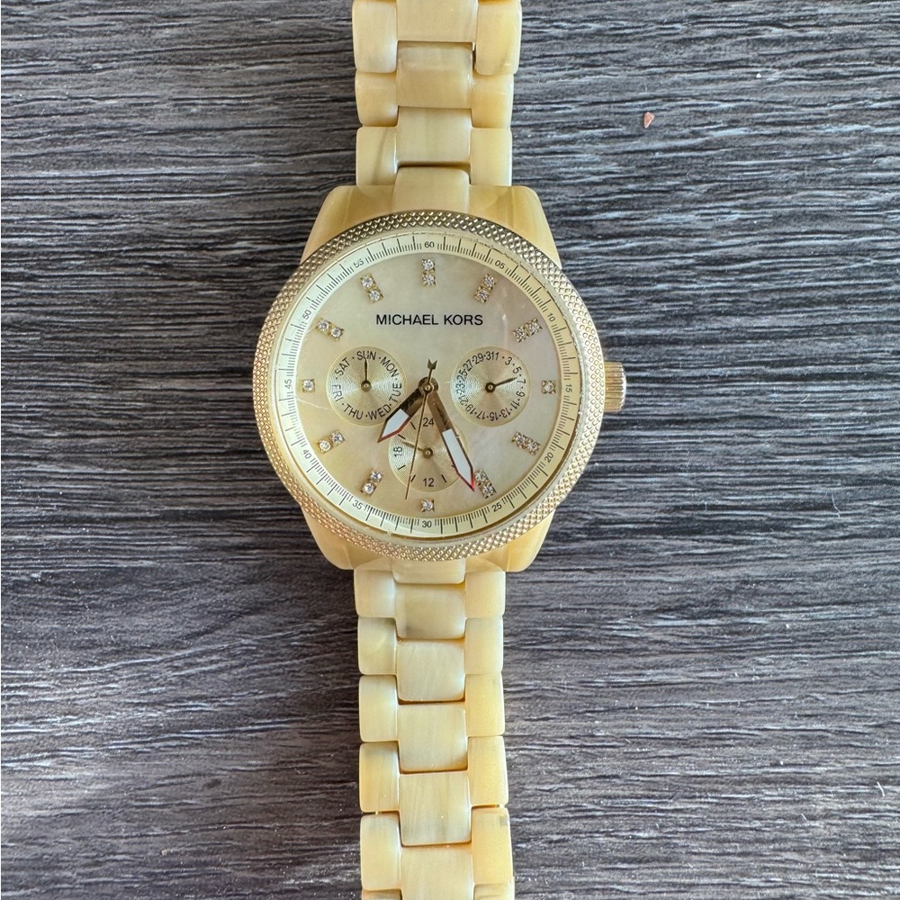 Michael Kors Chronograph Glitz MOP Watch MK5039